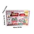 thumbnail image 3 of LOVEVER Liquidation Train Électrique de Noël Jouet pour Enfants Mini Train Simulation Jouet Cadeau Éclairage Rétro Assemblage Musical Voiture Électrique Meilleur Cadeau, 3 of 9