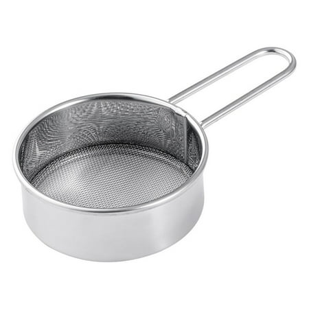 

JINGT Stainless Steel Ultra Fine Flour Sieve Hand Held Round Sugar Powder Sieve Tool