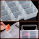 thumbnail image 4 of Caja Organizadora de Plástico Grande de 48 Rejillas con Divisores Ajustables, Organizador de Almacenamiento para Manualidades, Organizador de Caja de Aparejos, Transparente, 4 of 5
