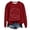 A01-Red, variant on Godom Football Sweatshirts for Women Graphic Sweatshirt Long Sleeve Crewneck Pullover Tops Baseball Sweatshirt