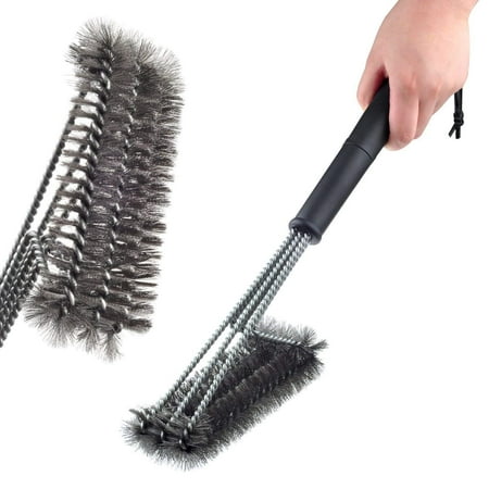 Grill Brush Porcelain 【Labor Day】Grill Brush Bristle Free - Safe BBQ Grilling Accessories Cleaner and Scraper - 18