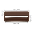thumbnail image 2 of Uxcell Watch Band Strap Loops Silicone for 26mm Width Watch Band, Brown 4 Pack, 2 of 5