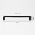 thumbnail image 2 of Goo-Ki Matte black Zinc Alloy Cabinet Handles - 7.56''( 192mm ) Hole Center Affordable Luxury Cabinet Pull Hardware for Bedroom, Kitchen, 10 Pack, 2 of 5
