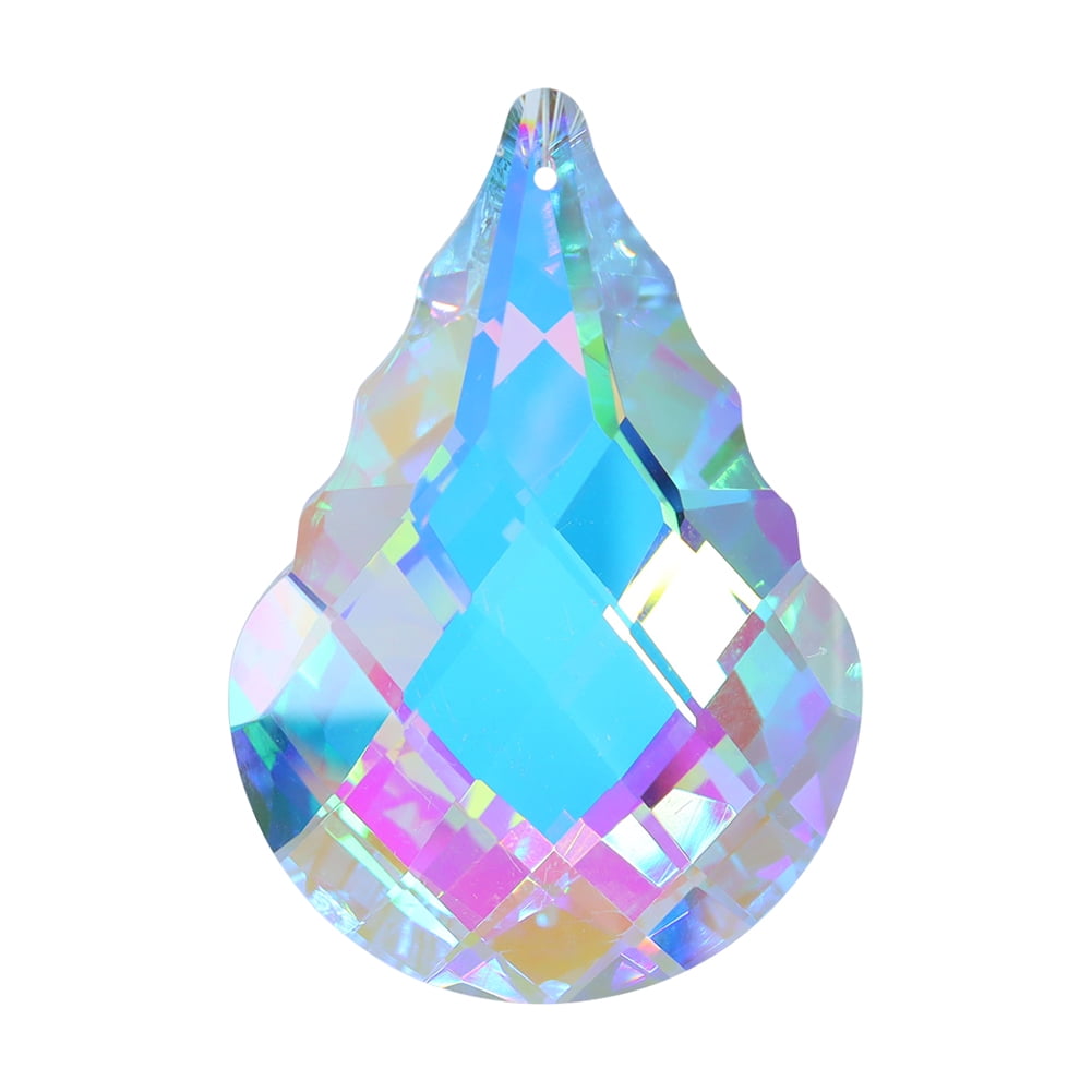 50 Blue Chandelier Glass Crystal Lamp Prisms Parts Hanging Drops Pendants 55mm 