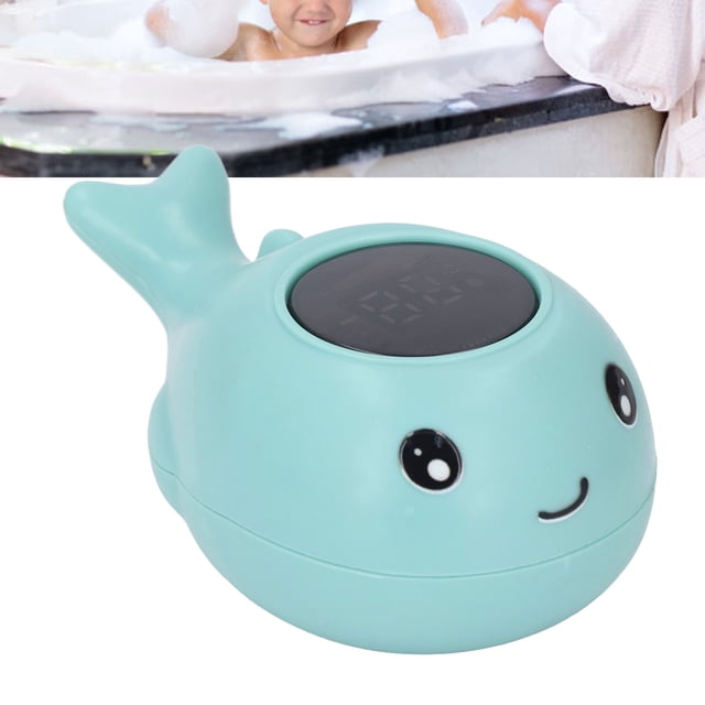 Cartoon Baby Bath Thermometer, Baby Bath Thermometer Floating Toy 600mAh LED Display 3 Colour Display for Bathtub