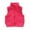 Hot Pink, variant on KAUOD Girls Sherpa Winter Vest Zip up High Neck Fleece Warm Sleeveless Jackets Teen Kids Soft Fuzzy Waistcoat Outwear