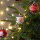 thumbnail image 5 of 9 bolas navideñas irrompibles de 6 cm, adornos navideños tradicionales rojos y blancos para decorar el árbol de Navidad., 5 of 5