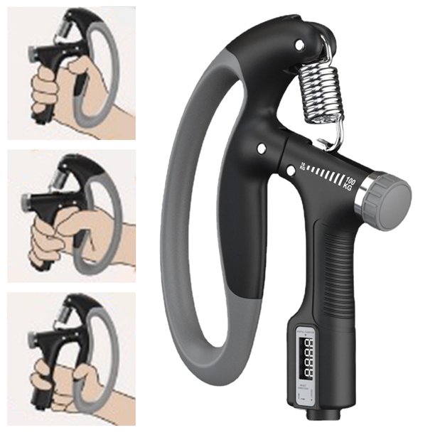 Fortalecedor de agarre de mano Macarena Fortalecedor de agarre antideslizante Negro