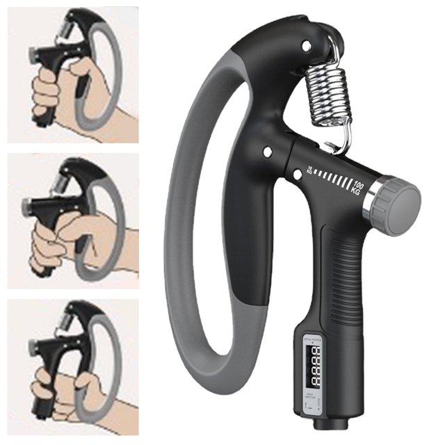 Fortalecedor de agarre de mano Macarena Fortalecedor de agarre antideslizante Negro