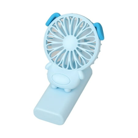

Decor Store Mini Portable Cute Pig Bear Rabbit USB Rechargeable Handheld Clip on Cooling Fan