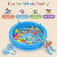 thumbnail image 3 of VANNYVANYA Fishing Game Toy for Kids, with Pool and Extendable 4 Fishing Rod Set, Bath Toys, Water Table Accessories ﻿, 3 of 8