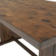 thumbnail image 7 of Corner Dining Set Harvest Walnut Distressed | Furniture Dash, 7 of 7