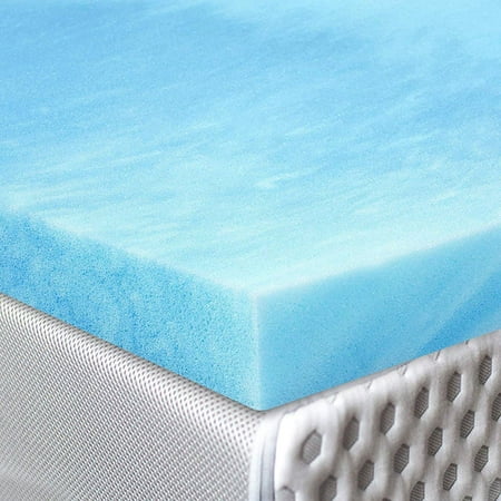 3 Thick Foam Red Nomad - Full Size 3 Inch Thick, Ultra Premium Gel Infused Visco Elastic Memory Foam Mattress Pad Bed Topper - Made in The USA ()