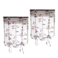 thumbnail image 1 of 2x French Door Window Curtain Tulle Drape Roman Curtain 32x40inch, 1 of 10