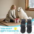 thumbnail image 2 of AOMRCOL Dog Booties for Hot Pavement, 4 Pcs S Black Breathable Mesh Dog Shoes for Small Dogs, 2 of 7