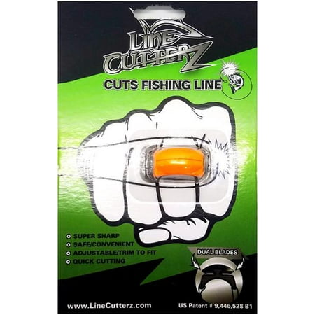 Line Mounting - Line Cutterz - The Patented Fishing Line Cutter You Can Wear Or Mount - Blaze Orange