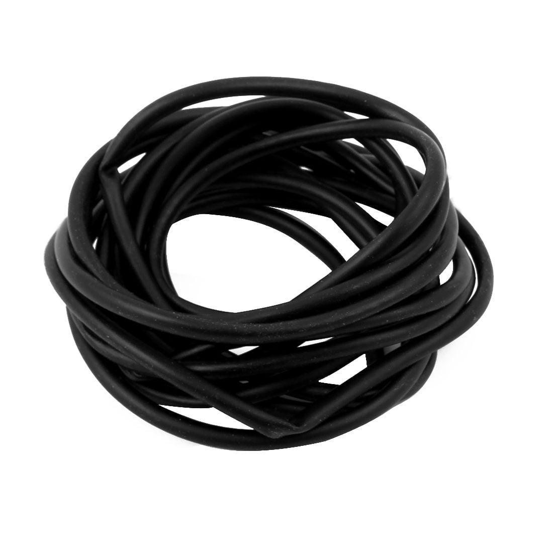Aquarium Soft Plastic Flexible Air Water Hose Pipe Tube Black 4 Meter