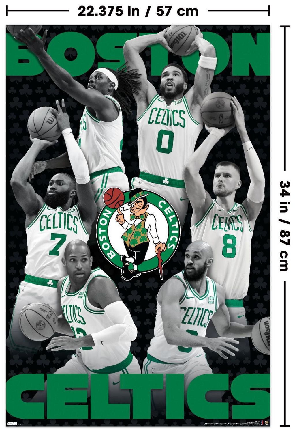 NBA Boston Celtics - Team 24 Wall Poster, 22.375" x 34"