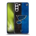 thumbnail image 1 of Head Case Designs Officially Licensed NHL St Louis Blues Half Distressed Soft Gel Case Compatible with Samsung Galaxy S21+ 5G, 1 of 7