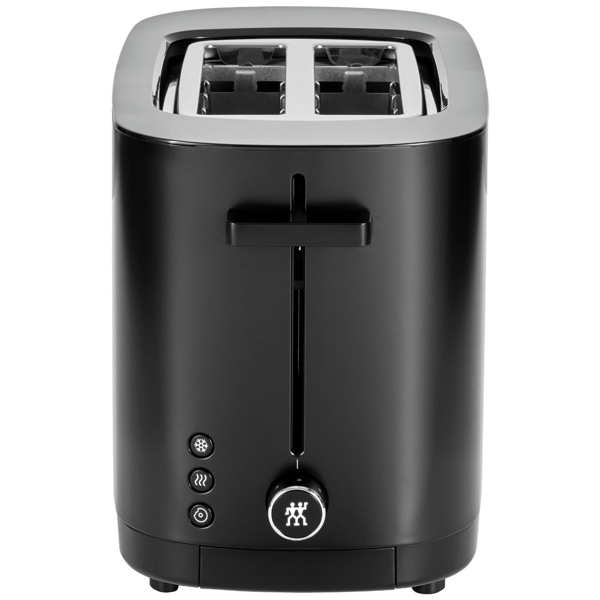 ZWILLING Enfinigy, 2-Slice Toaster, Extra Wide 1.5" Slots for Bagels and Toast, Black