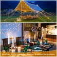 thumbnail image 4 of Brochao Christmas Outdoor String Lights Waterproof, Patio Lights for Christmas Tree Garden Yard Decor, with 20 Edison Bulbs, 16.5ft, 4 of 9