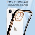 thumbnail image 4 of Case Compatible with iPhone 13 Case Crystal Clear Transparent Design Back Bumper Shockproof Slim Fit Soft TPU Silicone Protective Phone Case Cover for iPhone 13, Black, 4 of 14