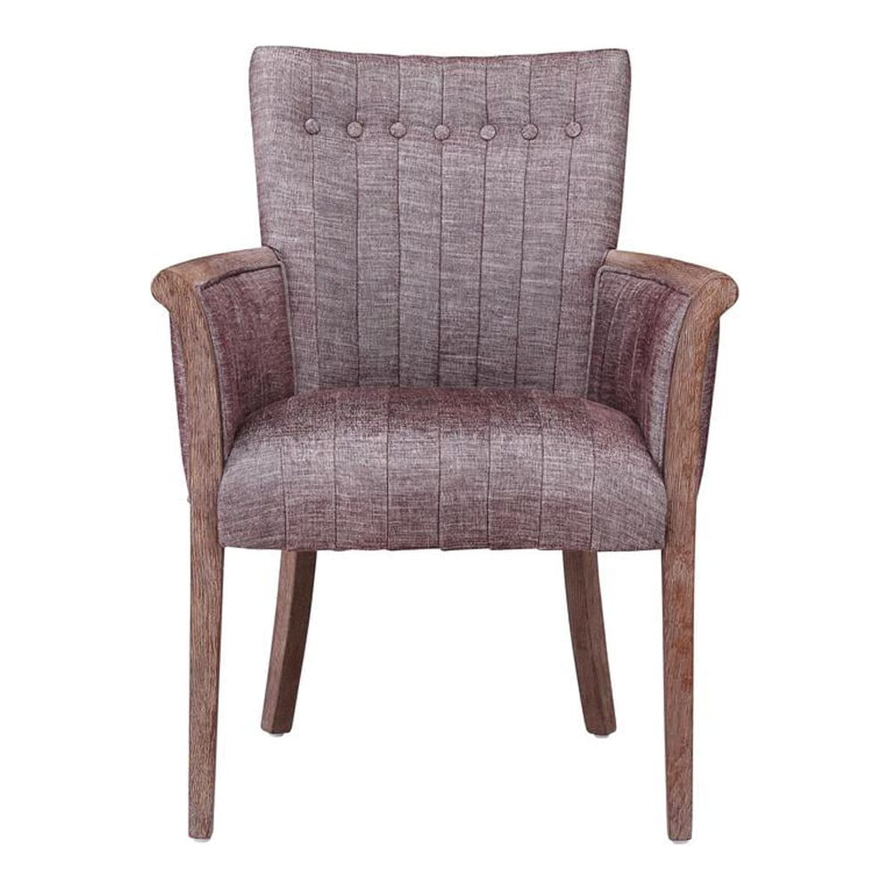 Burnham Home Designs Claire Dining Arm Chair, Weathered Red