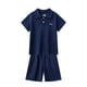 thumbnail image 1 of Odeerbi 5-16 Años Niños Niñas Pijamas de Algodón de Verano Solapa Manga Corta Tops Pantalones Cortos Conjunto Suave Estampado Ropa de Dormir Conjuntos de Pijama de Dos Piezas, 1 of 4