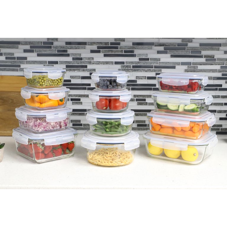 Borosilicate Glass Square Food Storage