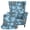 Sea Turtle Hibiscus Pattern, variant on Chririnla Purple Pink Flower Butterfly 2 Piece Wingback Chair Cover, Non-slip Stretch Wingback Chair Slipcover Spandex Single-Seat Wingback Armchair Covers for Living Room Bedroom