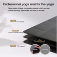thumbnail image 4 of YR Tapete de Yoga Plegable, Tapete de Ejercicio de Viaje Portátil Antideslizante de TPE+PU para Yoga Caliente, Pilates, HIIT, Gimnasio en Casa, 72x24 inch, 4 of 9