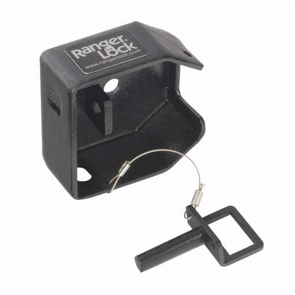 Ranger Lock Padlock Guard,2 in,Hardened Steel,Black RDSR-00