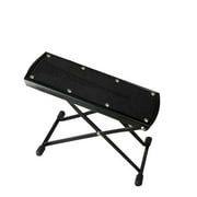 Angle View: Foldable Guitar Footstool -slip Metal Pedal Foot Stool with 6 Levels of Adjustable Height