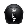 thumbnail image 2 of Motor Helmet Sticker Queen Vinyl Decals For Motorcycle Helmet Decal Decor Royal Q Stickers, 2 of 5
