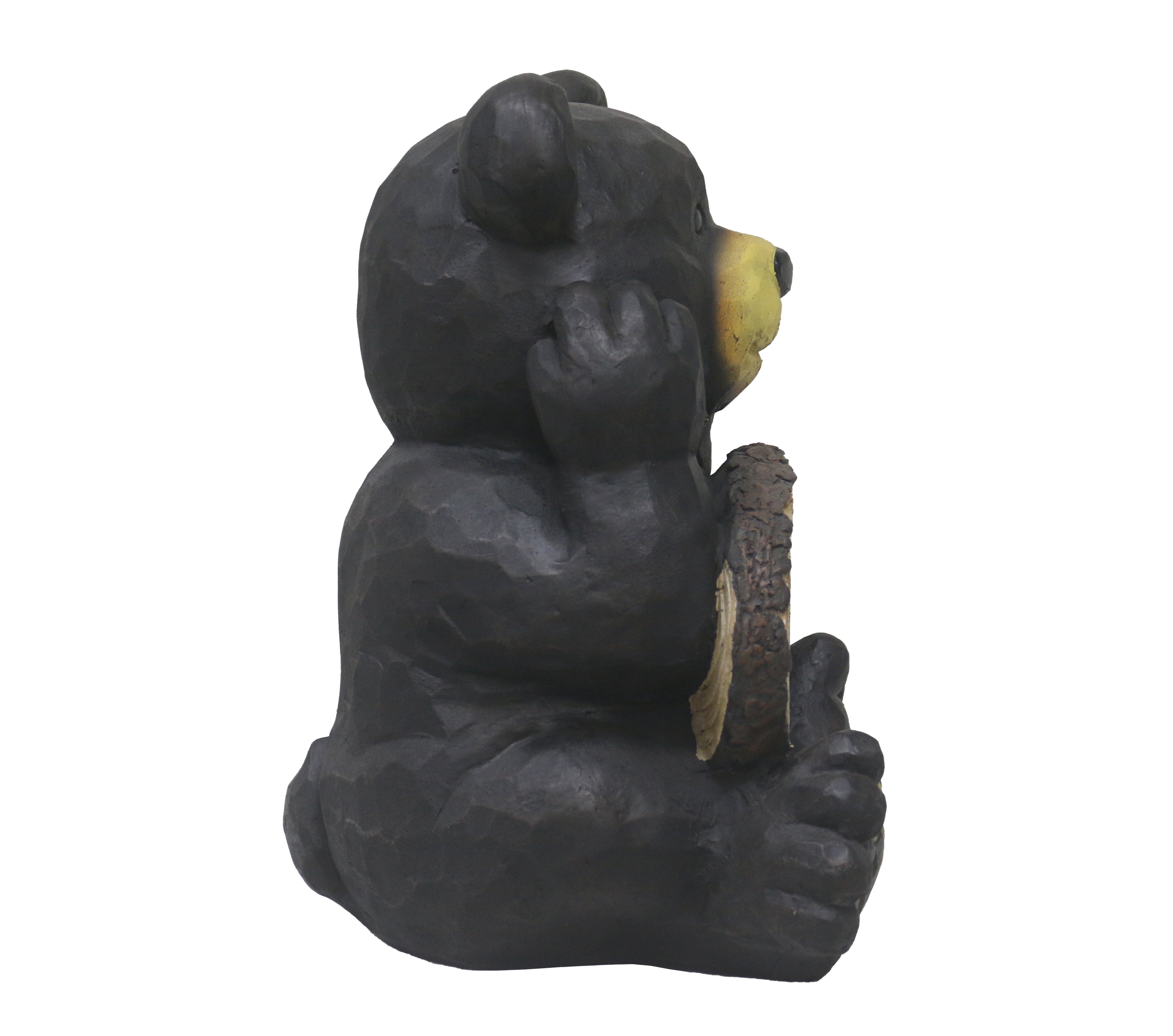 Thinking Bear with Welcome Sign Garden Decor