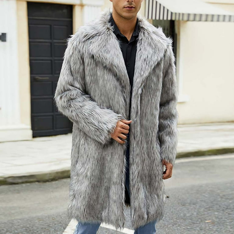 Faux fur coat clearance deals
