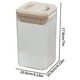 thumbnail image 2 of Contenedor de almacenamiento de alimentos con cierre hermético a presión 1 unidad bote de cocina hermético para granos diseño modular de plástico sin BP para una frescura duradera y, 2 of 8