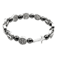 thumbnail image 1 of Pulsera San Benito Rosario Con Cuentas De Hematita Xtellar plateado, 1 of 4