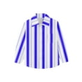 thumbnail image 7 of Penkiiy Toddler Kids Kids Boys Girl Fashion Cute Stripe Pocket Print Long Sleeves Casual School Uniform Top Shirt 2 Years Blue, 7 of 7