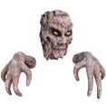 thumbnail image 2 of Danhjin Tree Faces Decor Outdoor Halloween Easter Set 3pcs Realistic Ghost Face for Garden Yard Holiday Decoration Spooky Cute Scene, 2 of 9