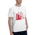 thumbnail image 2 of Mcdonald'S Logo Men'S Basic Short Sleeve T-Shirt Fashionable White 5x-Large, 2 of 8