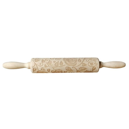 

Valentine Day Letters Embossing Rolling Pin for DIY Baking Cookies (Rose)