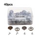 thumbnail image 1 of Botón de metal para jeans Botones de presión de tachuela de 17 mm Kit de reemplazo Botón duradero sin costura 4 Piezas Inevent HA5319-00B, 1 of 6
