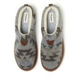 Dearfoams Cozy Comfort Men's Patterned Clog Slippers