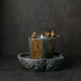 thumbnail image 2 of Melrose International Stone Bird Bath Pool Fountain 22" D, 2 of 4