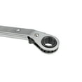 thumbnail image 4 of Uxcell 0.39'' x 0.43'' Reversible Ratcheting Wrench Metric Offset Double Box End Carbon Steel Silver Tone 1pcs, 4 of 5