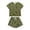 Army Green, variant on x Sofia Grainge Babies, Toddlers, and Boys' T-Shirt and Short Play Set, Multipacks (Green,6-9 Months)