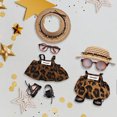 thumbnail image 4 of Ropa De Moda Para Muñecas Vestido Con Estampado De Leopardo Para Niñas Mayores De 14 Años Accesorio De Vestuario De Tela Suave Idea Para Jugar En Interiores Y Exteriores, 4 of 5