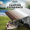 thumbnail image 5 of ShadePro RV Awning Fabric Replacement Heavy Duty Vinyl 13' Walnut Brown (Fabric 12'2"), 5 of 5