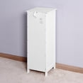 thumbnail image 3 of MAYEERTY White Bathroom Storage Cabinet, Freestanding Cabinet with Drawers, 3 of 8